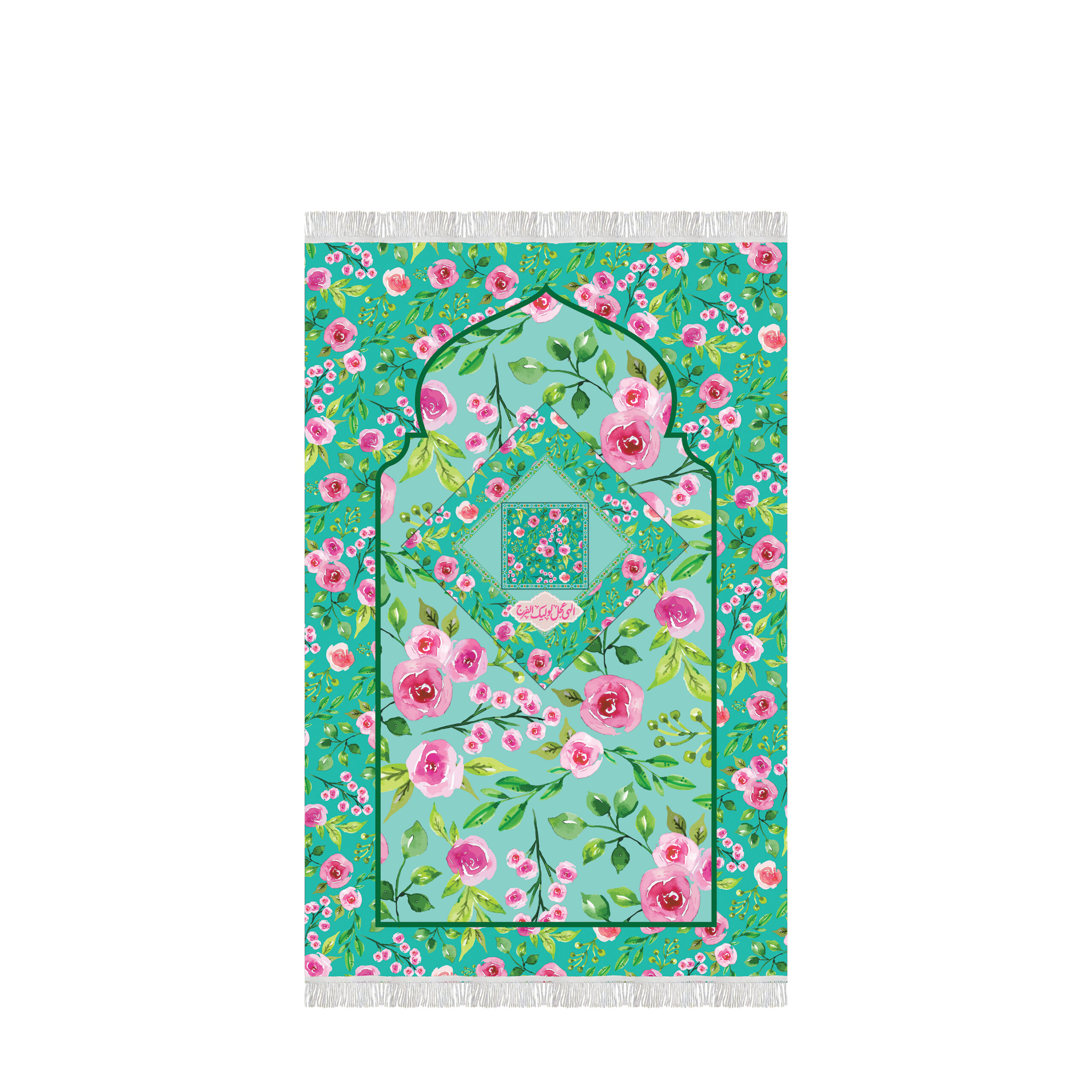 جانماز سه تکه مخمل گل و بته