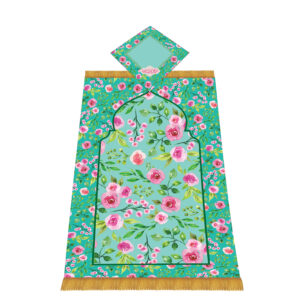 جانماز سه تکه مخمل گل و بته