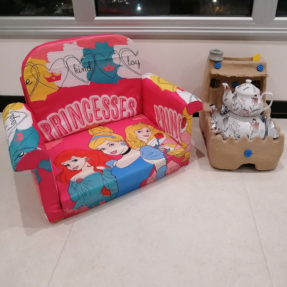 مبل کودک تختخوابشو آفر طرح پرنسس