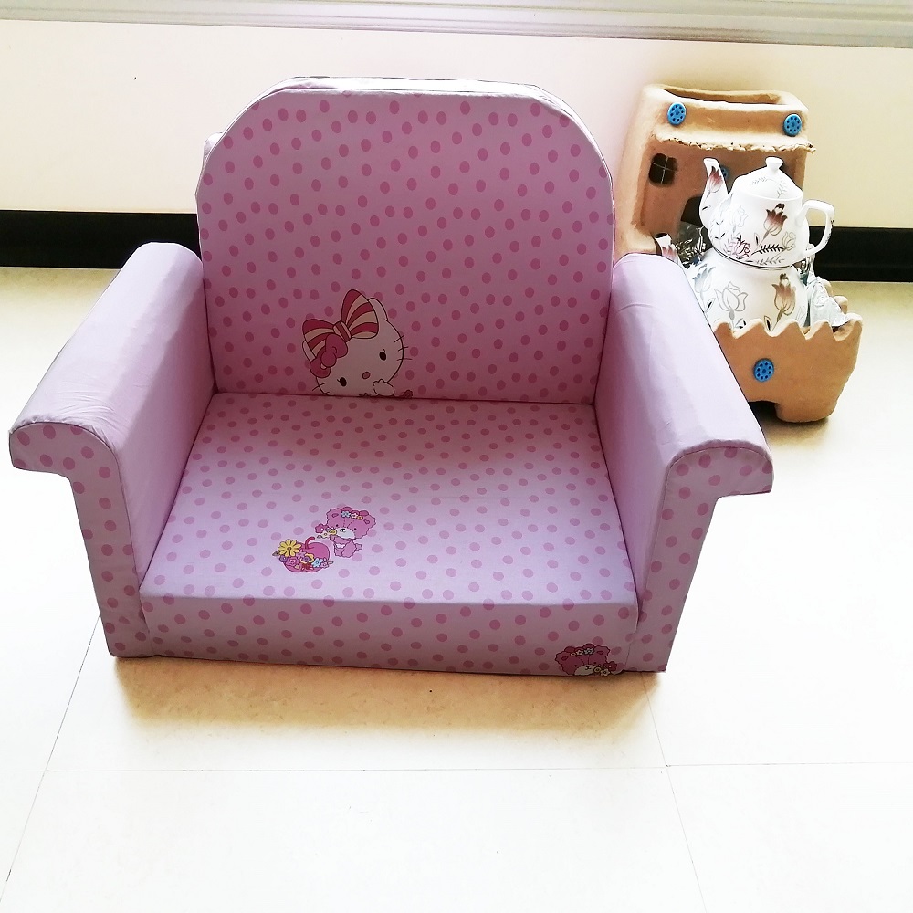 مبل کودک تختخوابشو آفر طرح کیتی صورتی