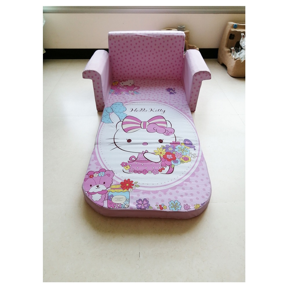 مبل کودک تختخوابشو آفر طرح کیتی صورتی