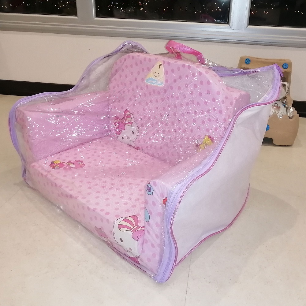 مبل کودک تختخوابشو آفر طرح کیتی صورتی